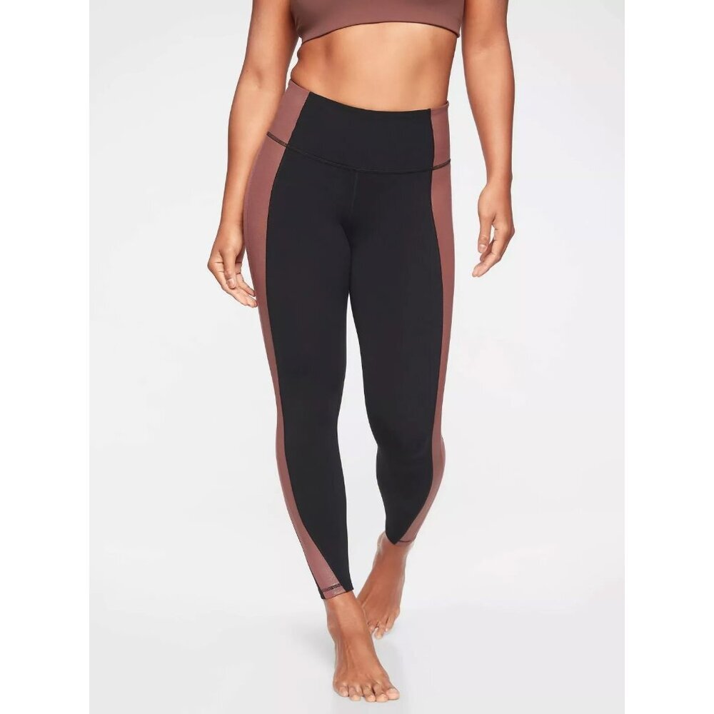 Athleta Salutation Colorblock Asym 7/8 In Powervita